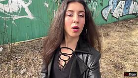 Cum On A Girls Face So She Could Walk Through The Park Covered In Sperm And Shock People - Cumwalk