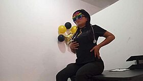 I'm so bored at the office, I slipped in a butt plug to get aroused, feeling like a total slut here.