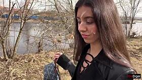 Cum On A Girls Face So She Could Walk Through The Park Covered In Sperm And Shock People - Cumwalk