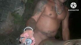 My wife gave it to the cuckold in public and then gave her ass at home