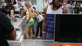 Girlfriend pussypounded for pawnshop credit