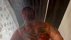 Redhead Fucked on Bathroom Floor by Husband?