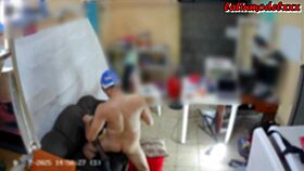 Backstage model gets fucked in quickie! So hot!