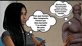 Wet dreams 2 comic part 2 in Spanish.