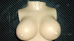 i do a russian handjob with dolly's small tits on the desk