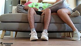 Brought Girlfriend To Stepdad's House, Ended Up Fucking Her And Swallowing His Cum.