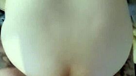 mtf asian redhead shemale impregnablelexa sucks dick, gets throat fucked, then rides doggy to creampie