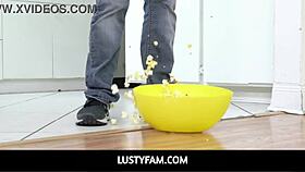 lustyfam latina teen 18+ step sister threesome with stepdad stepbrother kira perez