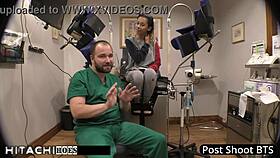 Freshman Gets Mandatory Hitachi Orgasm From Doctor-Tampa - Kalani Luana