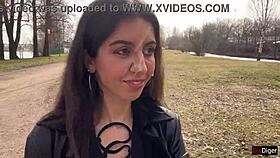 Cum On A Girls Face So She Could Walk Through The Park Covered In Sperm And Shock People - Cumwalk
