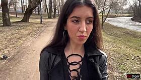 Cum On A Girls Face So She Could Walk Through The Park Covered In Sperm And Shock People - Cumwalk