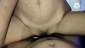 I feed Thai mom milk with my mouth, licking her pussy and kissing before creampie in muff diving session