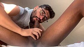 marcos goiano gets fucked doggystyle and cummed by two horny brazilian blacks