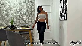 Why Cheat on Your Girlfriend with Intense Anal Debut from Big Ass Muscular Latina Sayafit and Brian Evansx?