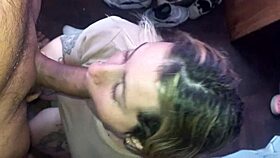 does she love deepthroating my cock? oh yes, she slurps and spits like a beautiful latina slut