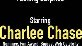 Charlee Chase, the cougar, helps her hubby fuck that college girl.