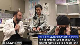 Doctor Tampa gives freshman Jasmine Rose a mandatory hitachi orgasm