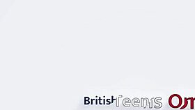 Blonde British 18-year-old student sucks cock and swallows massive cum load!