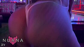 Juice Feels Emotional Dancing Striptease With Clothes Ripped On Big Ass