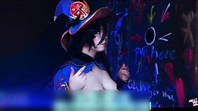 Astrologer mona in glory hole fetish close up