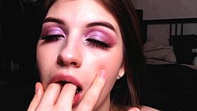 Babe Wants Cum on Face in Hot Webcam Show Part 3