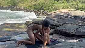 wow, my juicy ass open on beach with huge cock