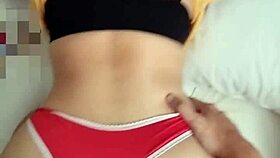 filipina wife in red panties homemade fun