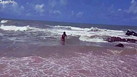 Yuri And Her Husband Show Off On Nudist Beach