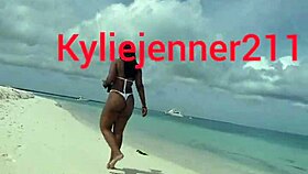 Ebony Latina Teen Gaping Ass On Beach