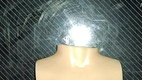 i do a russian handjob with dolly's small tits on the desk