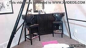 Maxine spreads her ass for the dildo on webcam
