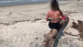 Why did she keep going with that public handjob on the beach until i exploded everywhere