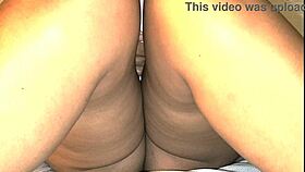 I watch Vered masturbate doggy style