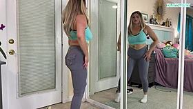 TabithaXXX's Gym Workout Clothes Try On Haul - SFW!