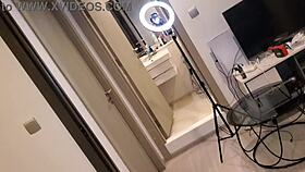 crazy asian sexwife in wild cuckold gangbang with gaping and cum 😈