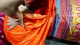 cute saree bhabhi feels naughty excitement with devar for rough anal after ice massage