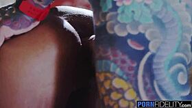 Oh, pornfidelity big tit ebony tina fire gives an amazing blowjob and titty fuck!