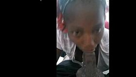 Pretty Teen Deepthroating Monster Cock With Spit Bubbles.