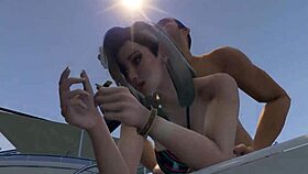 Fuck That Bikini Babe On The Yacht In GTA 5!