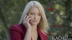 blacked business blonde anikka albrite gets ass fucked by bbc