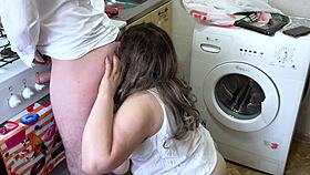 Stepmom Wanted Breakfast But Stepson Takes Her From Behind!