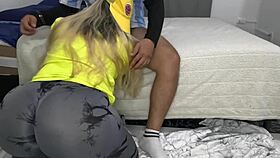 Mother-In-Law Loses Bet And Sucks Cum.