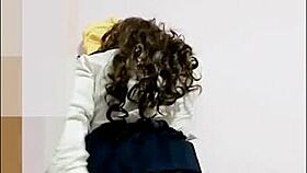 mi sobrinastra no deja de provocarme con esas faldas cortas y hoy me la cojo con su faldita de escuela casero