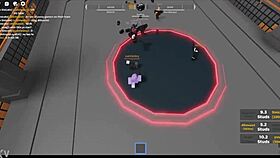 Roblox sword fighting clips with big cock action.