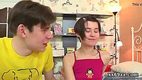 doctor performs hymen checkup on virgin girl in hospital setting with group observation