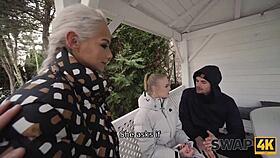 Young Couple Nails Girl In Threesome