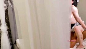 maid loves riding big cock in cowgirl for orgasm and ball licking