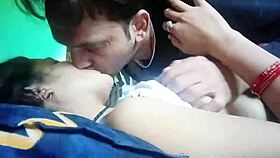 kissing and pressing my girlfriend's boobs while she masturbates