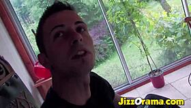 hunting pussy in the woods with french babe