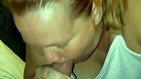 Oh man, that's a mouthful of cum she's swallowing and spitting